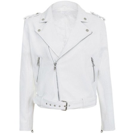 white biker jacket polyvore - Pesquisa Google