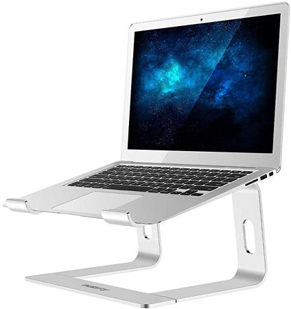 Amazon.com: Nulaxy Laptop Stand, Ergonomic Aluminum Laptop Mount Computer Stand, Detachable Laptop Riser Notebook Holder Stand Compatible with MacBook Air Pro, Dell XPS, Lenovo More 10-15.6" Laptops - Space Gray: Computers & Accessories