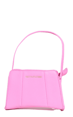 Pink Triangular shoulder Bag