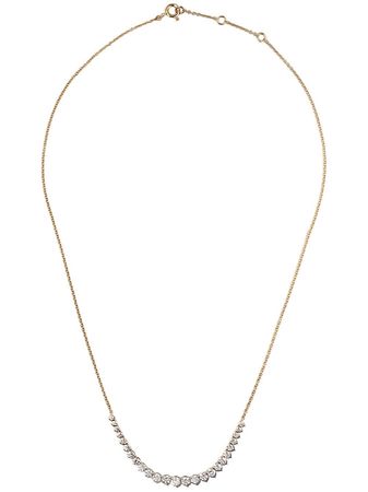 AS29 18kt Yellow Gold Mye Diamond Necklace - Farfetch