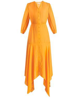 Roksanda Tangerine Dress | Veronica Beard