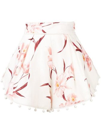 Zimmermann floral print shorts £519 - Fast Global Shipping, Free Returns