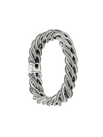 Ugo Cacciatori rope embossed bracelet