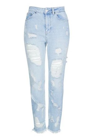 ripped distressed jeans