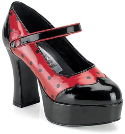Amazon.com | Lets Party By Pleaser Shoes Ladybug Adult Shoes / Red - Size 7 | Pumps