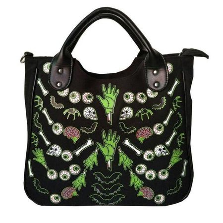 Monster Mash Handbag Halloween Purse Gothic Creepy | DDLG Playground