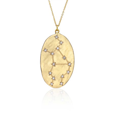 Virgo Astrology Necklace - August 23 to September 22 | Fine jewellery & Astrology necklaces | Astrology Collection | London, Los Angeles by LA jewellery designer Brooke Gregson