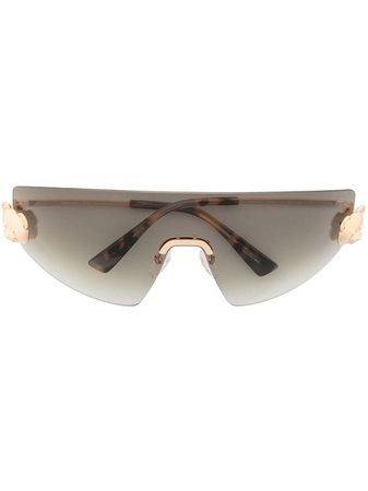 Moschino Eyewear Gradient visor-frame Sunglasses - Farfetch