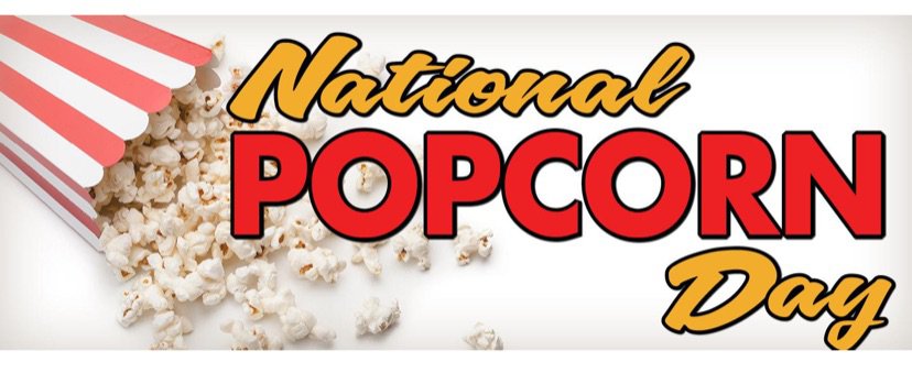 national popcorn day logo