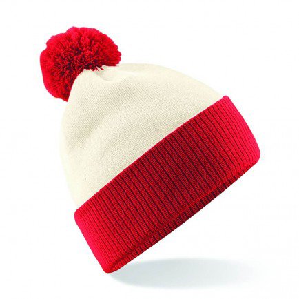 Beechfield BB451 Snowstar Duo Two-Tone Beanie - Knitted Hats Fleece Hats and Beanies - Hats & Caps - Leisurewear - Best Workwear