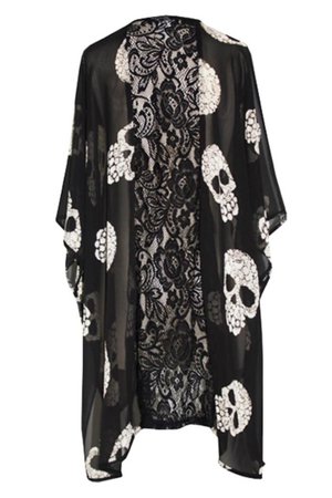 VARGA Candy Skull Kimono from Santa Monica by Varga Store — Shoptiques