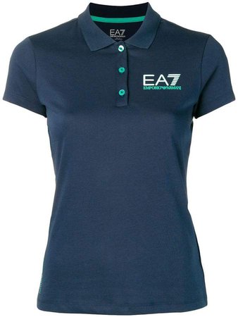 Ea7 logo polo shirt