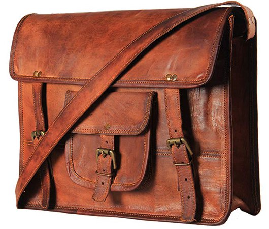 Amazon.com: HandMadeCart Rugged Grunge Mens Messenger Laptop Briefcase Bag: Computers & Accessories