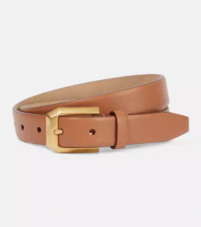 Luxor Leather Belt in Brown - Tods | Mytheresa
