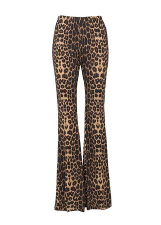 Shop Leopard Bell Bottom Pants | Pretty Attitude | Animal Print Flares | Pretty Attitude
