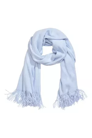 Knit Scarf - Light blue - Ladies | H&M CA