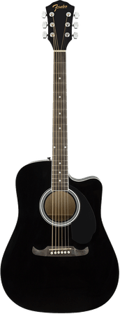 Fender FA-125CE Dreadnought, acoustic guitar png