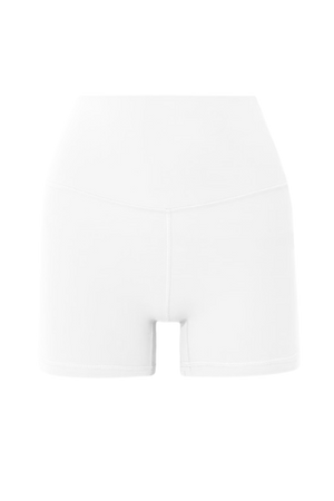 LULULEMON - Align Nulu sports bra / Align high-rise shorts - 4" in White Smoke