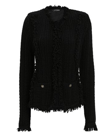Ikaterina Black Knit Jacket