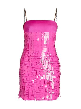 Shop Givenchy Sequined Chain Strap Minidress | Saks Fifth Avenue