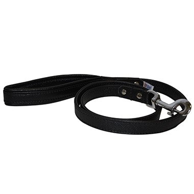 Alpine Dog Leash Leather Midnight Black | SCM00051 | Pet Valu