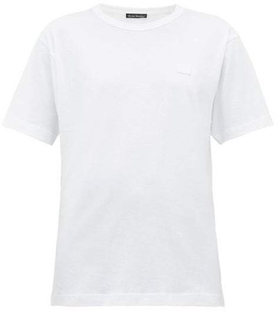 Nash Face Cotton Jersey T Shirt - Womens - White