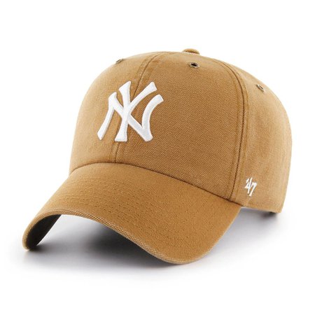 NEW YORK YANKEES CARHARTT X '47 CLEAN UP | ‘47 – Sports lifestyle brand | Licensed NFL, MLB, NBA, NHL, MLS, USSF & over 900 colleges. Hats and apparel.