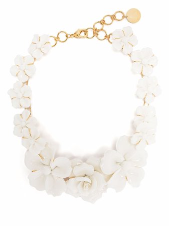 Andres Gallardo Flowerland floral-charm chain necklace