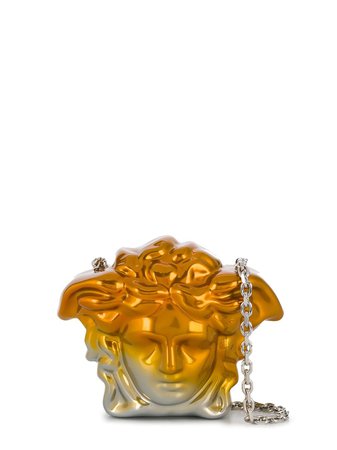 Versace Medusa Head Chain Bag DL28000DLE55 Gold | Farfetch