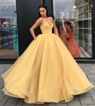 yellow prom dresses - Google Search