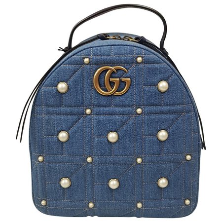 Gucci - Marmont backpack - jeans