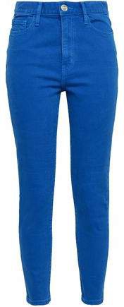 The Ultra High Waist Cropped High-rise Skinny Jeans