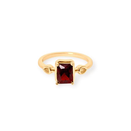 Cubic Ruby Ring - Muli Collection - Shop - Jewlery.