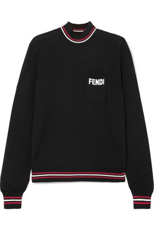 Fendi | Silk turtleneck sweater | NET-A-PORTER.COM