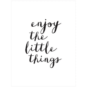 Enjoy The Little Things Copy by Brett Wilson Unframed Wall Art Print for $18.00 available on URSTYLE.com