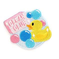 CLEAN CLUB patch rubber duck