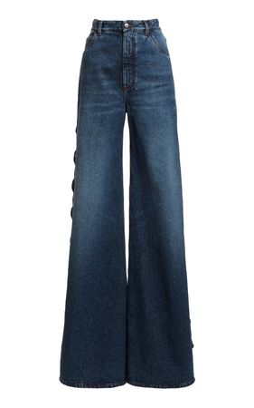 Lace-Up High-Rise Jeans By Chloé | Moda Operandi