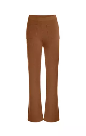 Buy Time Off Rib-Knit, Wide-Leg Pants online - Carlisle Collection