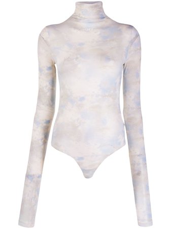 Off-White Cloud Print Bodysuit - Farfetch