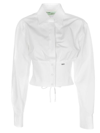 Off-White Off-white Lace Up Back Shirt - 10931172 | italist