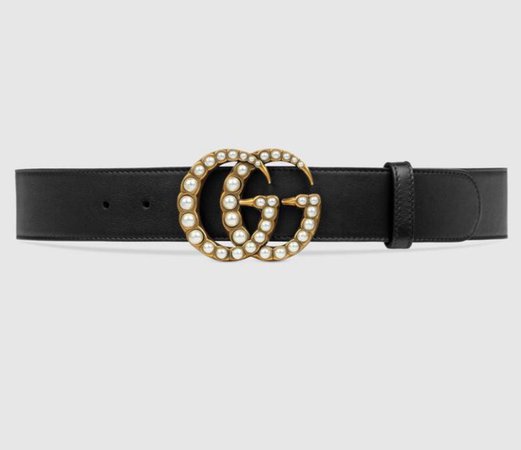 pearl Gucci belt