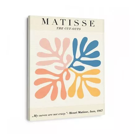 Matisse Arte Minimalista Moderno Aesthetic En Canvas