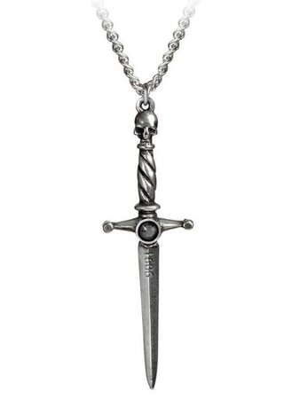 Hand of Macbeth Gothic Dagger Pendant | Gothic Jewelry