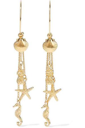 Zimmermann | Tropical Charm gold-plated earrings | NET-A-PORTER.COM