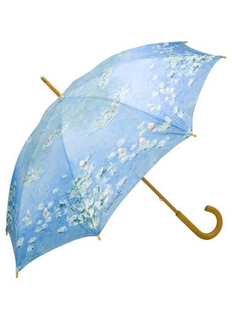 blue lily pads umbrella rain