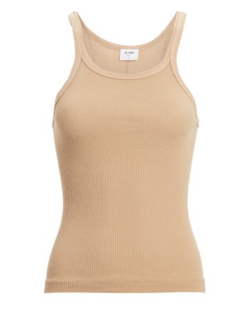 RE/DONE | Ribbed Cotton Tank | INTERMIX®