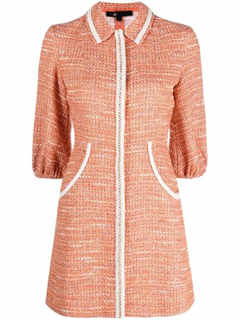 Shop Maje knitted mini dress with Express Delivery - FARFETCH