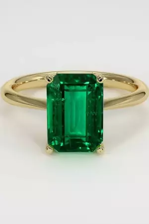 emerald gold ring - Google Search