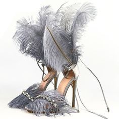 feather shoes
