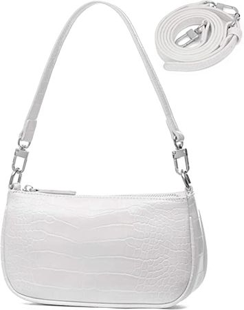 Amazon.com: lapsting Shoulder Bag for Women Small Y2K Bags Clutch 90S Purse Crossbody Purses White Trendy Fashion Mini : Clothing, Shoes & Jewelry